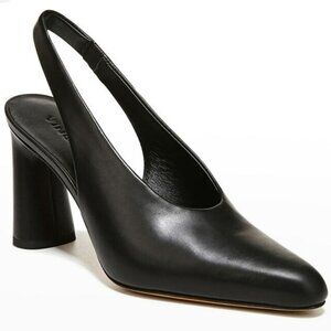 Vince Hellen Slingback Leather Pumps